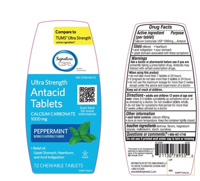 Ultra Strength Peppermint Flavor 72 Chewable Tablets (962 88 Antacid Calcium Image)
